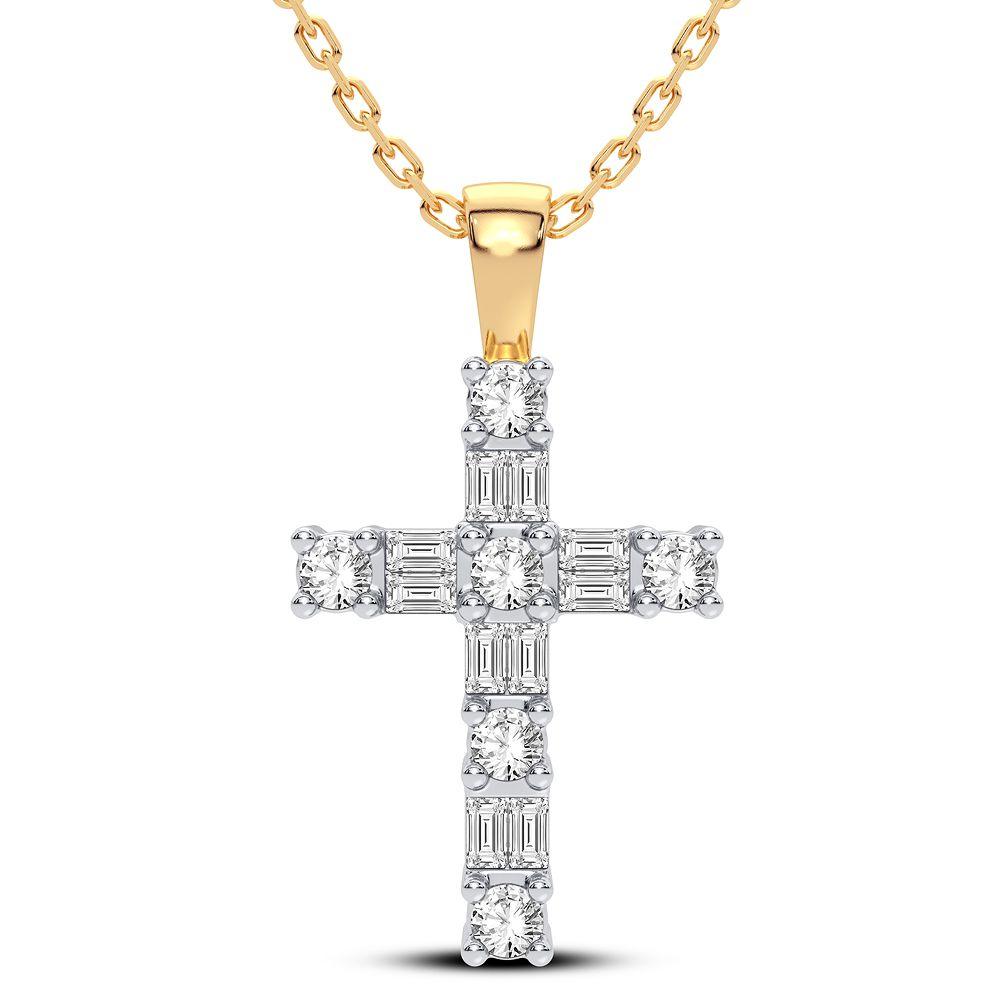14K 0.25CT Diamond Pendant - Johnny Dang & Co