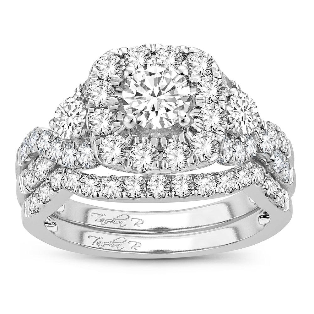 14K 2.00CT Diamond Bridal Ring - Johnny Dang & Co