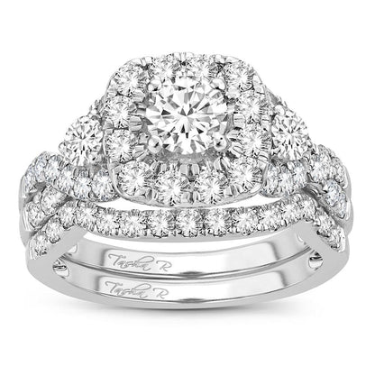 14K 2.00CT Diamond Bridal Ring - Johnny Dang & Co