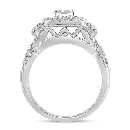 14K 2.00CT Diamond Bridal Ring - Johnny Dang & Co