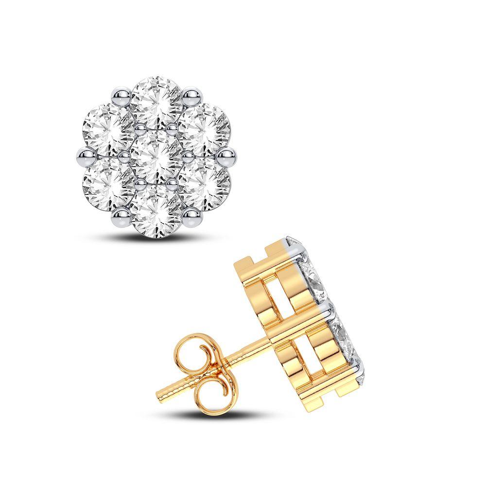 14K 2.00CT Diamond Earring - Johnny Dang & Co