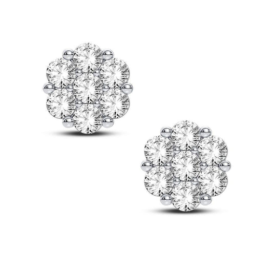 14K 2.00CT Diamond Earring - Johnny Dang & Co