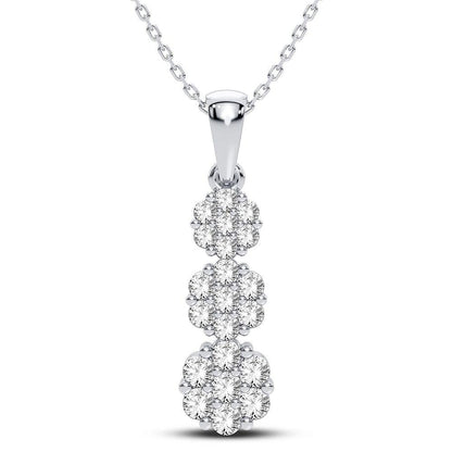 10K 0.75CT Diamond Pendant - Johnny Dang & Co