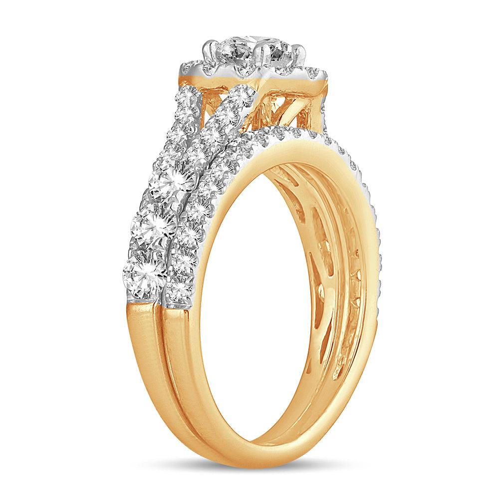 14K 2.00CT Diamond BRIDAL RING - Johnny Dang & Co