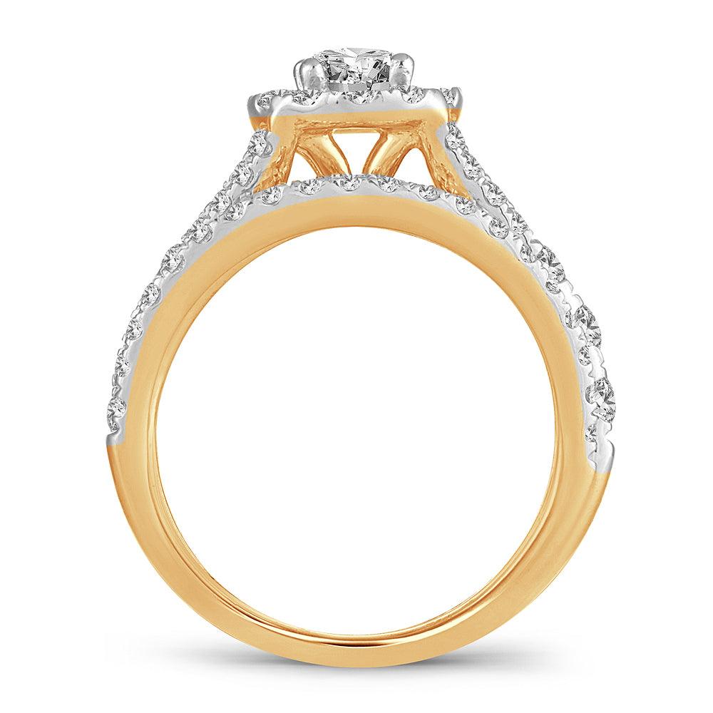 14K 2.00CT Diamond BRIDAL RING - Johnny Dang & Co