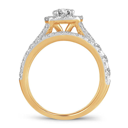 14K 2.00CT Diamond BRIDAL RING - Johnny Dang & Co