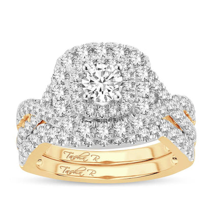 14K 2.00CT Diamond BRIDAL RING - Johnny Dang & Co