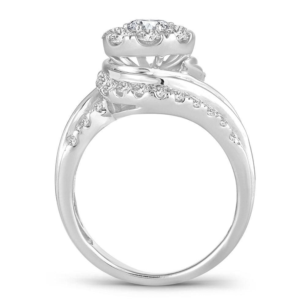 14K 2.00CT Diamond Bridal Ring - Johnny Dang & Co