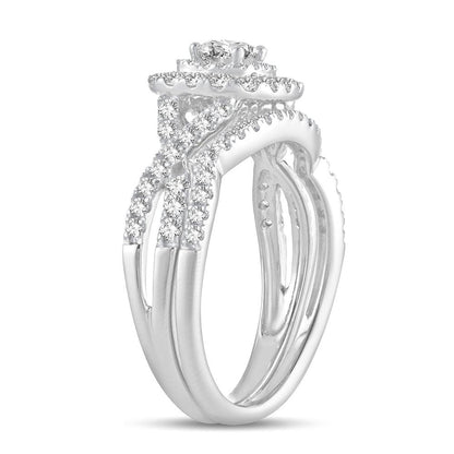 14K 1.00CT Diamond BRIDAL RING - Johnny Dang & Co