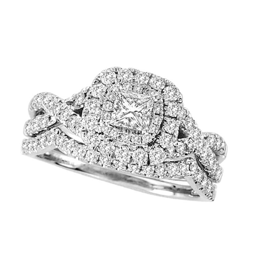 14K 1.00CT Diamond BRIDAL RING - Johnny Dang & Co
