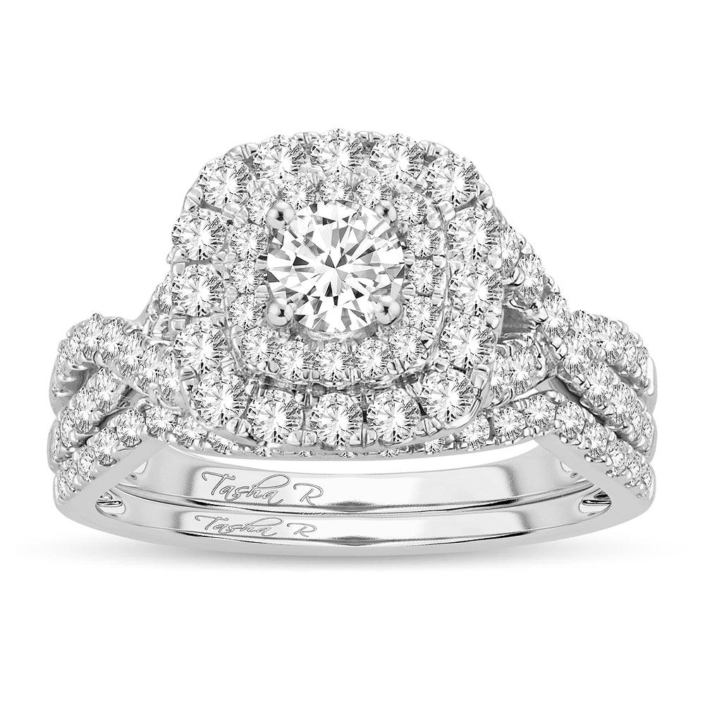 14K 1.50CT Diamond Bridal Ring - Johnny Dang & Co