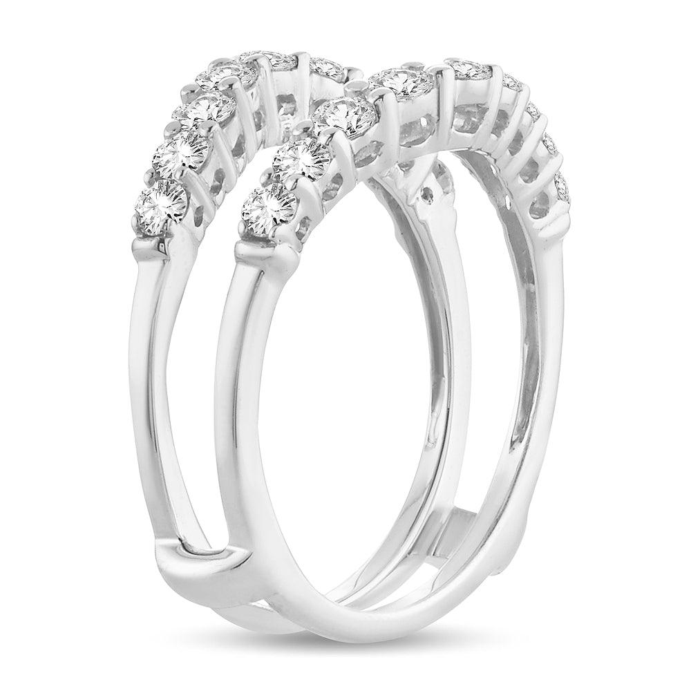 14K 1.00CT Diamond RING GUARD - Johnny Dang & Co
