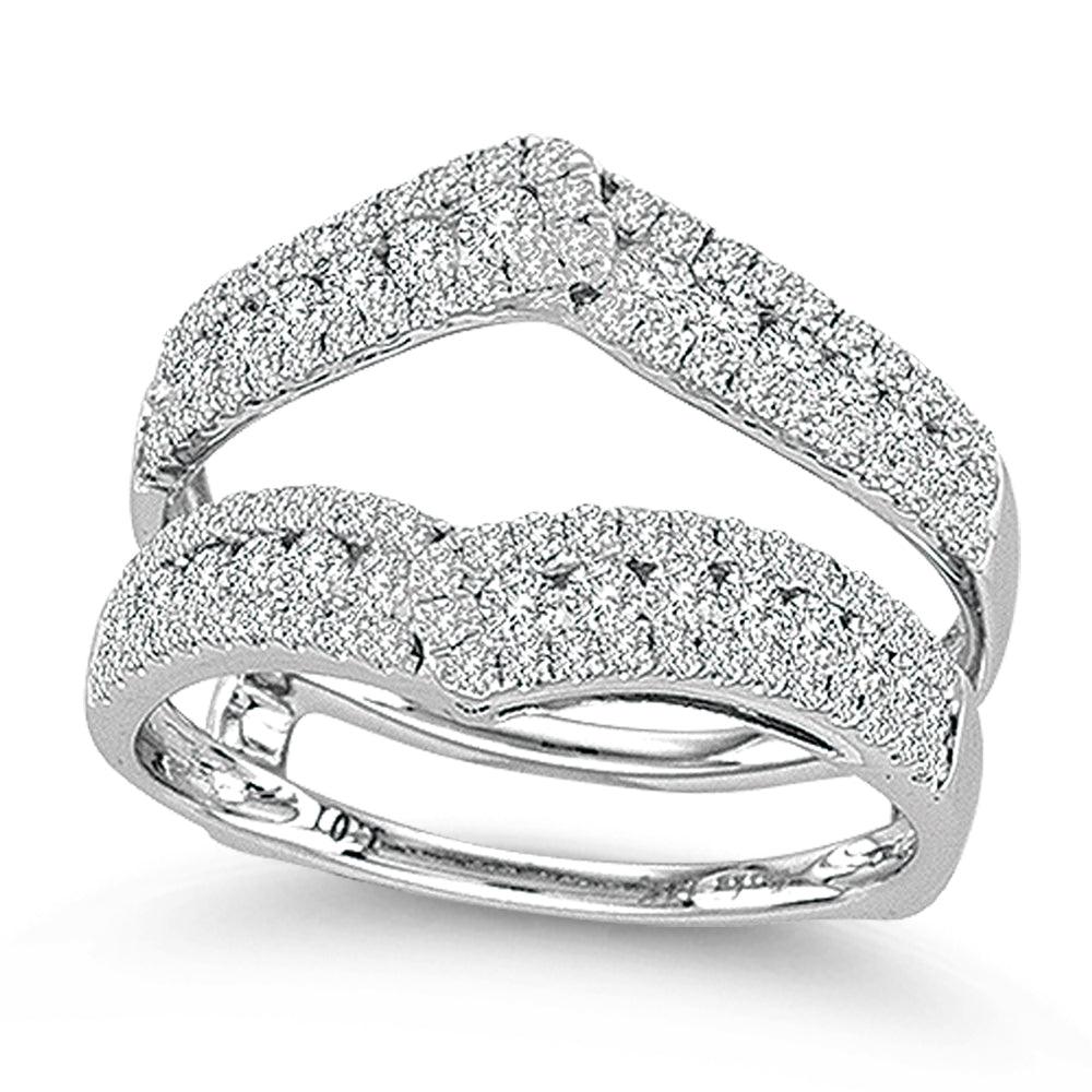 14K 1.00CT Diamond RING GUARD - Johnny Dang & Co