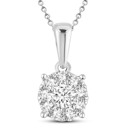 14k 0.25ct Diamond Pendant - Johnny Dang & Co