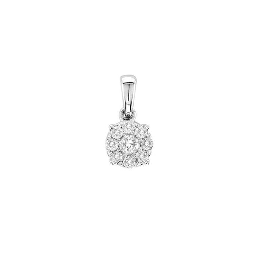 14K 0.33CT Diamond Pendant - Johnny Dang & Co