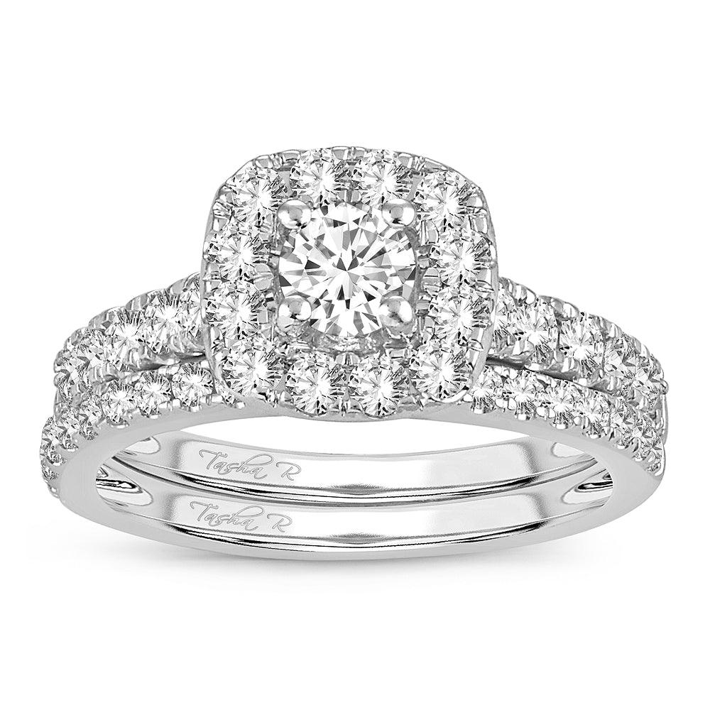 14K 1.50CT DIAMOND BRIDAL RING - Johnny Dang & Co