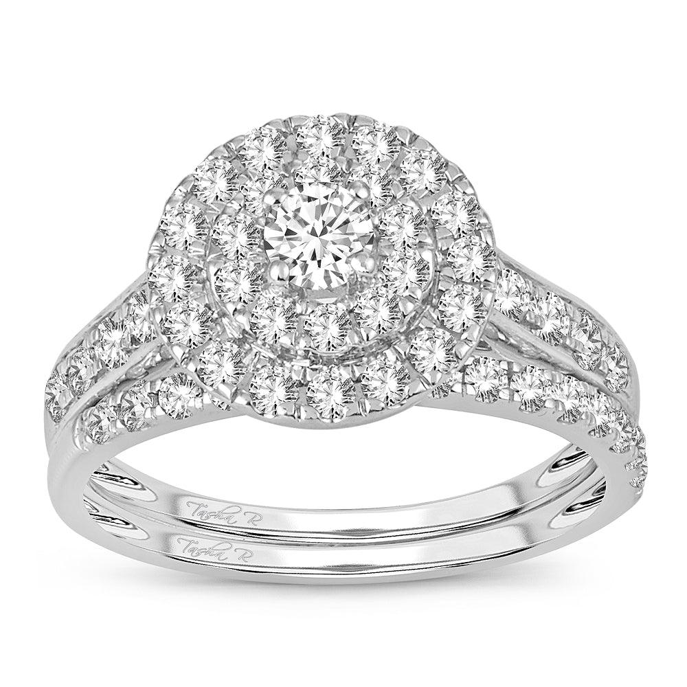 14K 1.00CT Diamond BRIDAL RING - Johnny Dang & Co