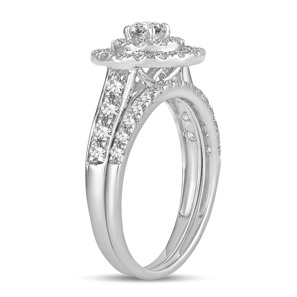 14K 1.00CT Diamond BRIDAL RING - Johnny Dang & Co