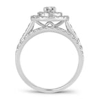 14K 1.00CT Diamond BRIDAL RING - Johnny Dang & Co