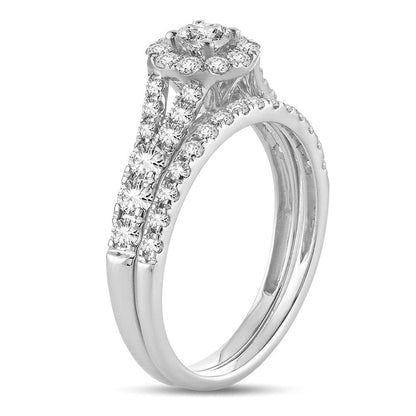 14K 1.00CT Diamond BRIDAL RING - Johnny Dang & Co