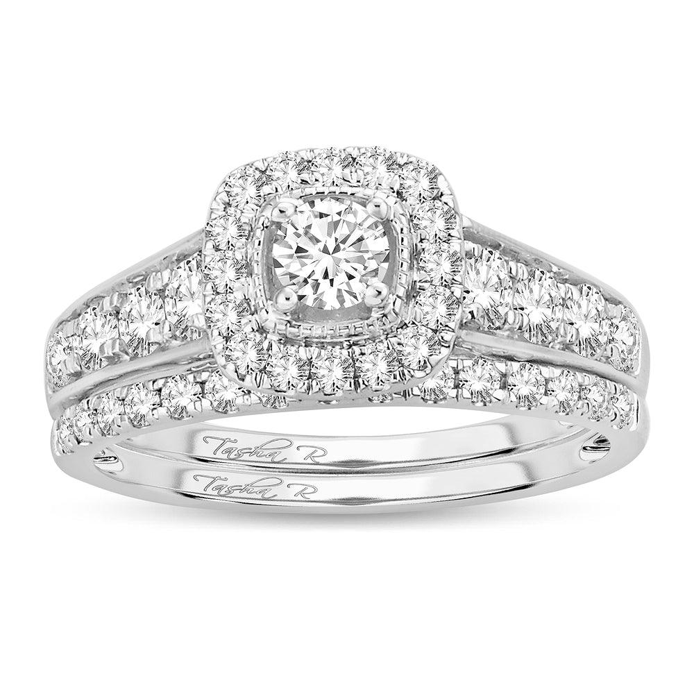 14K 1.00CT Diamond BRIDAL RING - Johnny Dang & Co