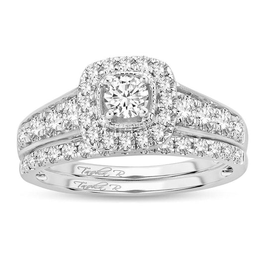 14K 1.00CT Diamond BRIDAL RING - Johnny Dang & Co