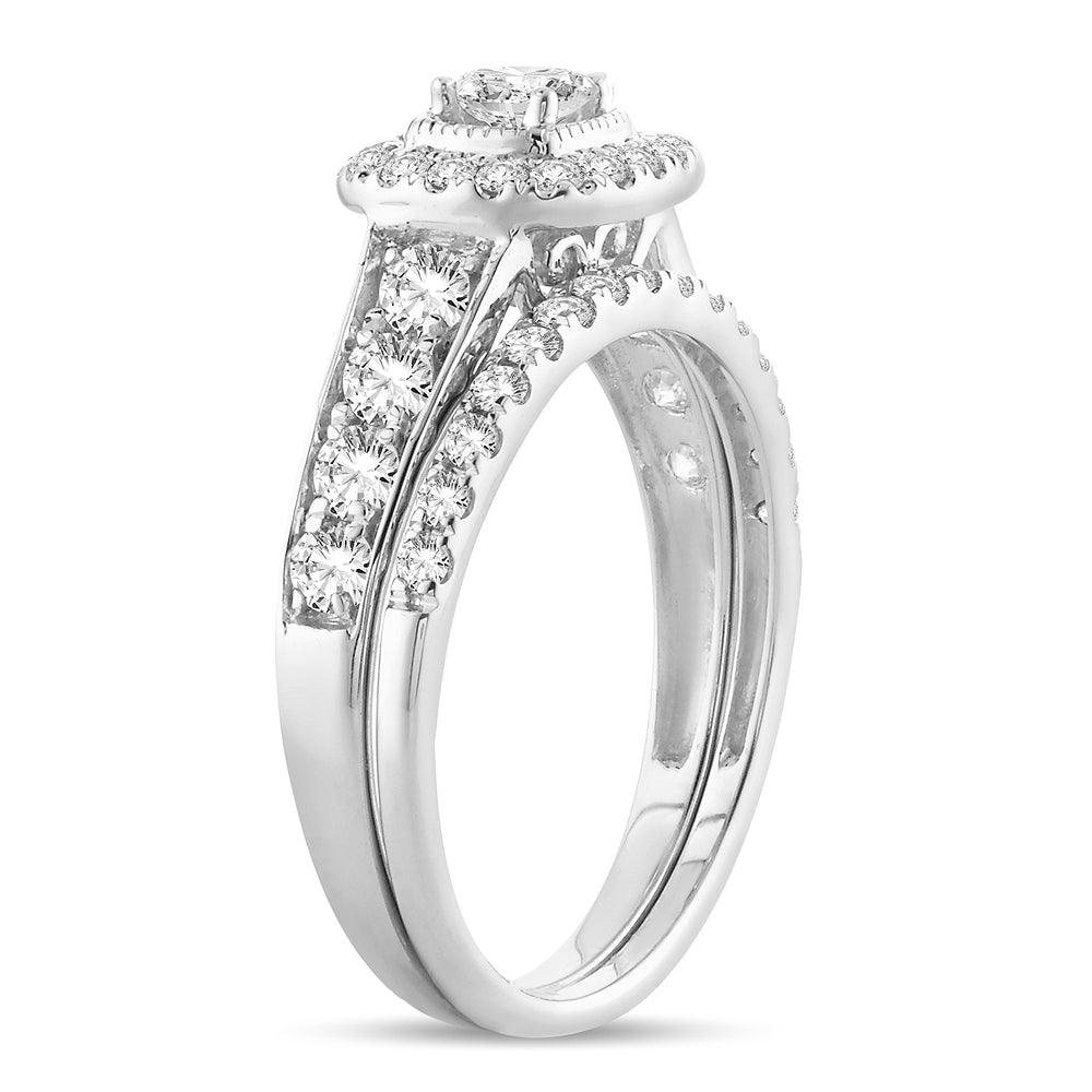 14K 1.00CT Diamond BRIDAL RING - Johnny Dang & Co
