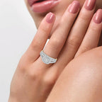 14K 1.00CT DIAMOND BRIDAL RING - Johnny Dang & Co