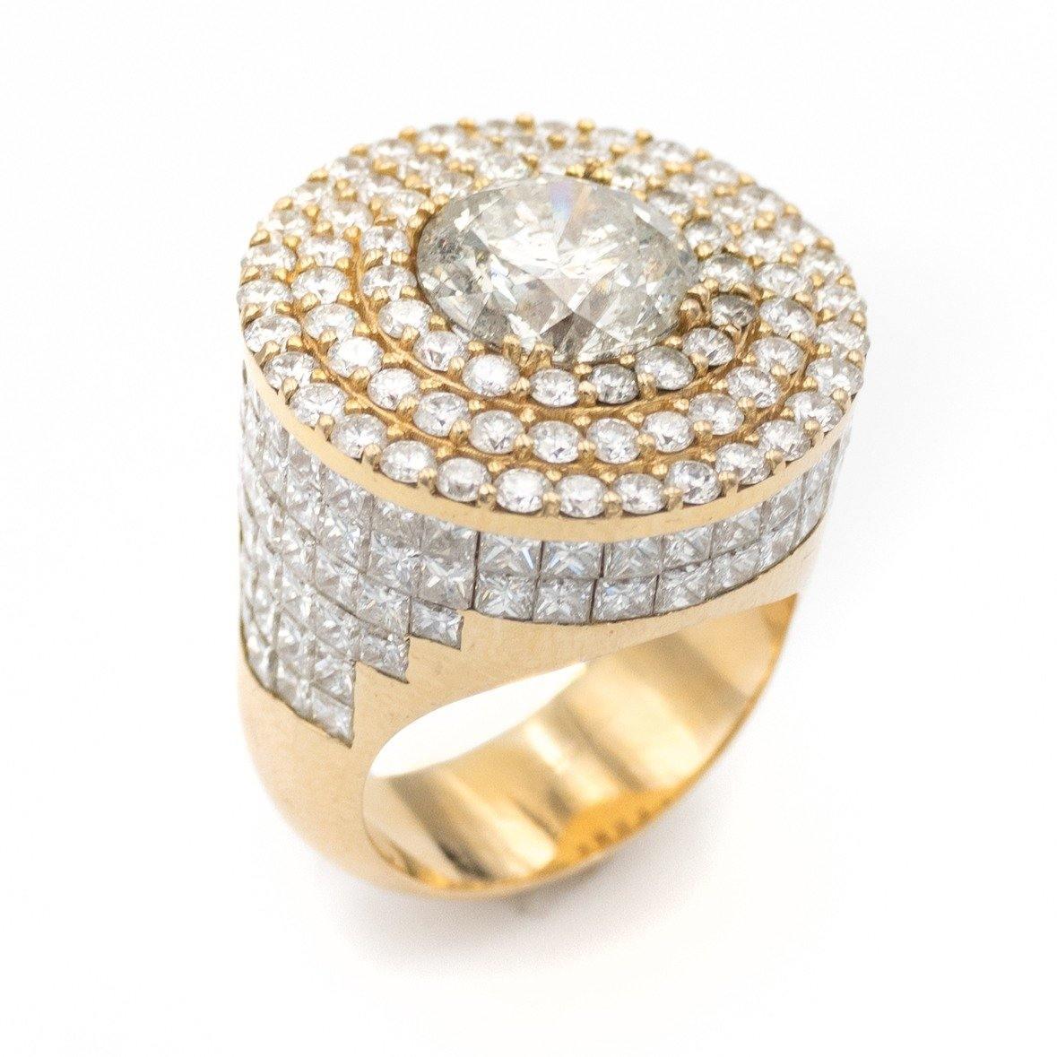 Halo Diamond Tower Ring - Johnny Dang & Co