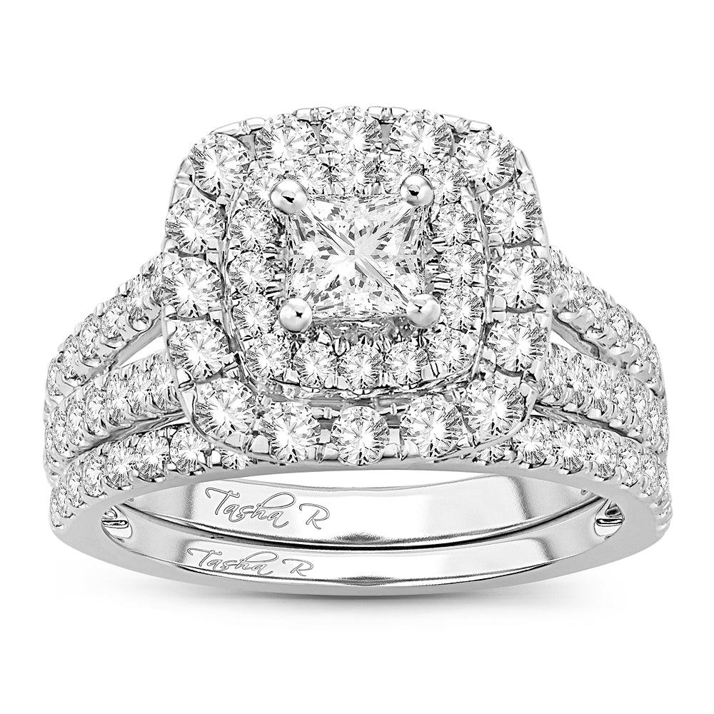 14K 2.00CT Diamond Bridal Ring - Johnny Dang & Co