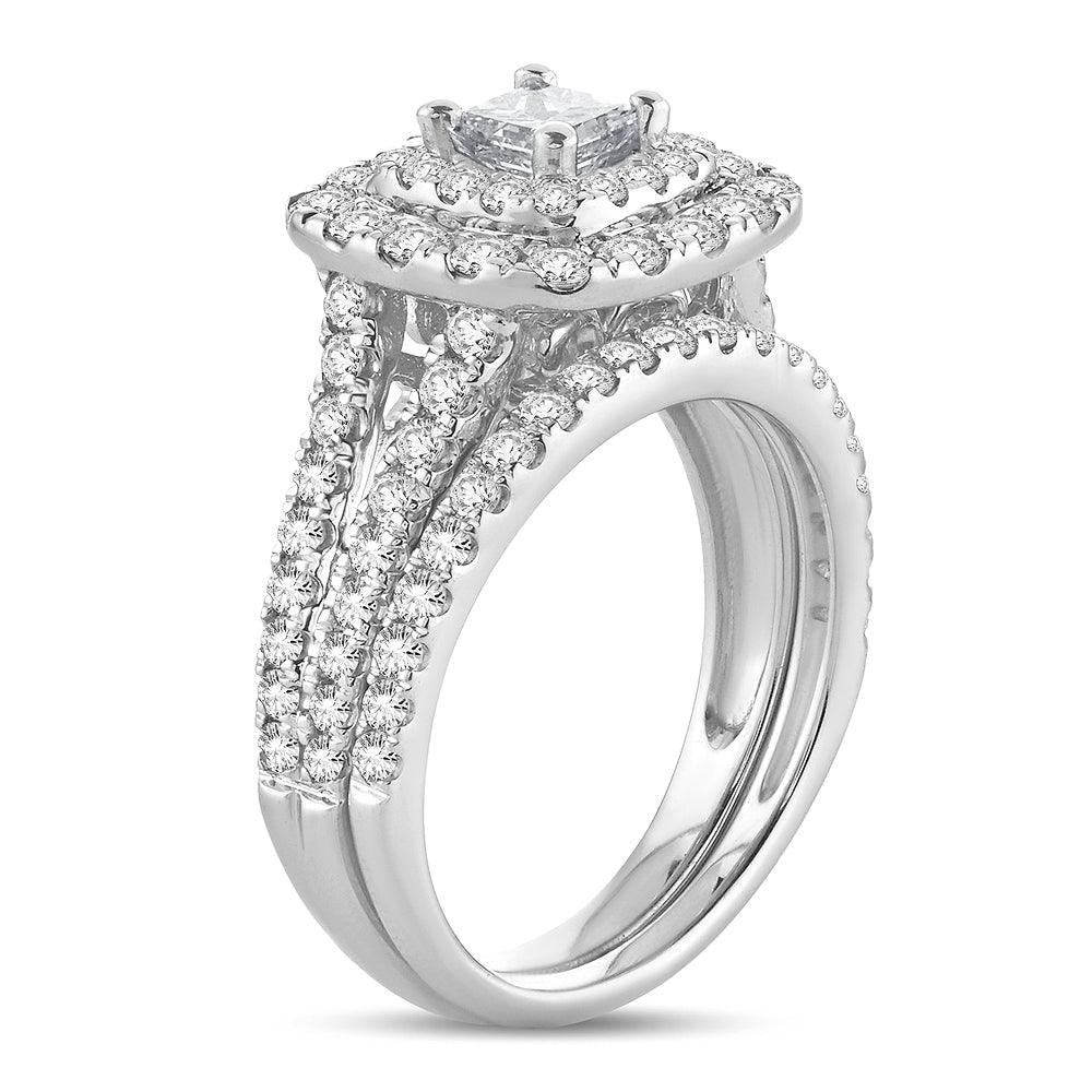 14K 2.00CT Diamond Bridal Ring - Johnny Dang & Co