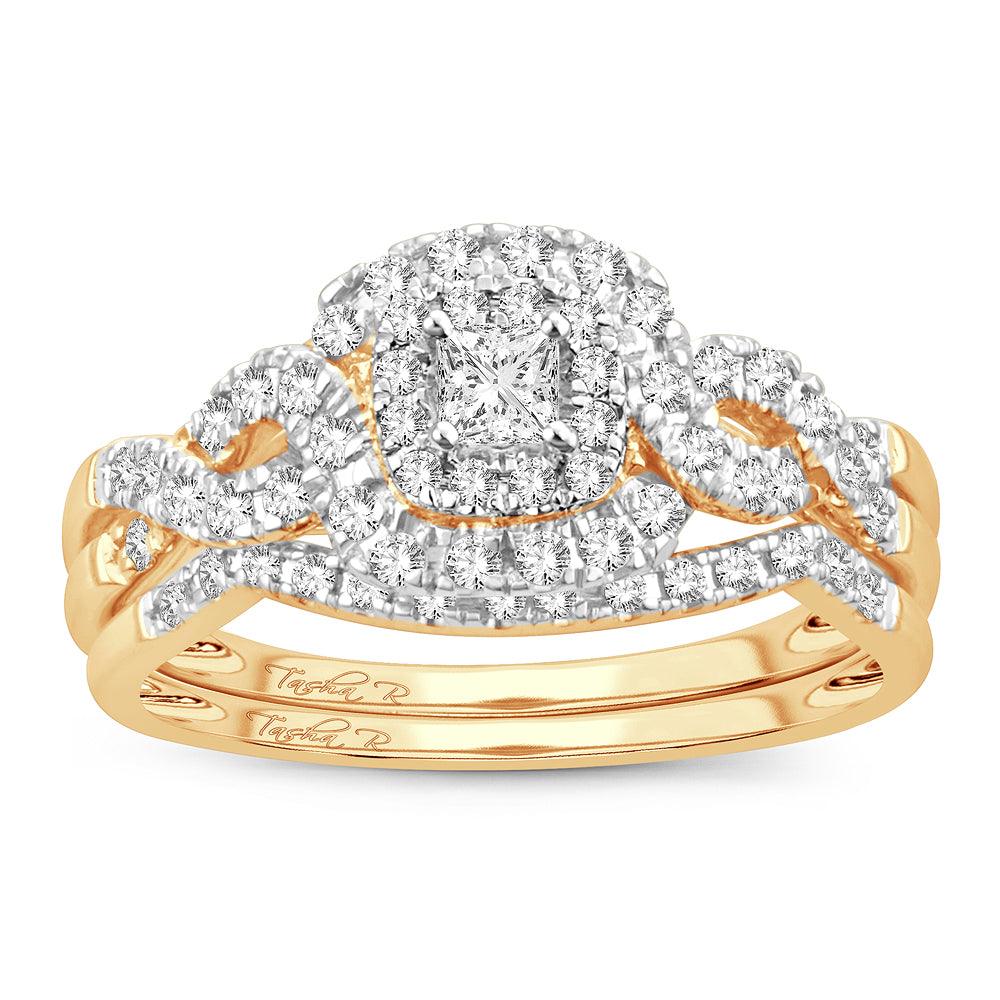 14K 1.00CT Diamond BRIDAL RING - Johnny Dang & Co