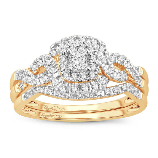 14K 1.00CT Diamond BRIDAL RING - Johnny Dang & Co