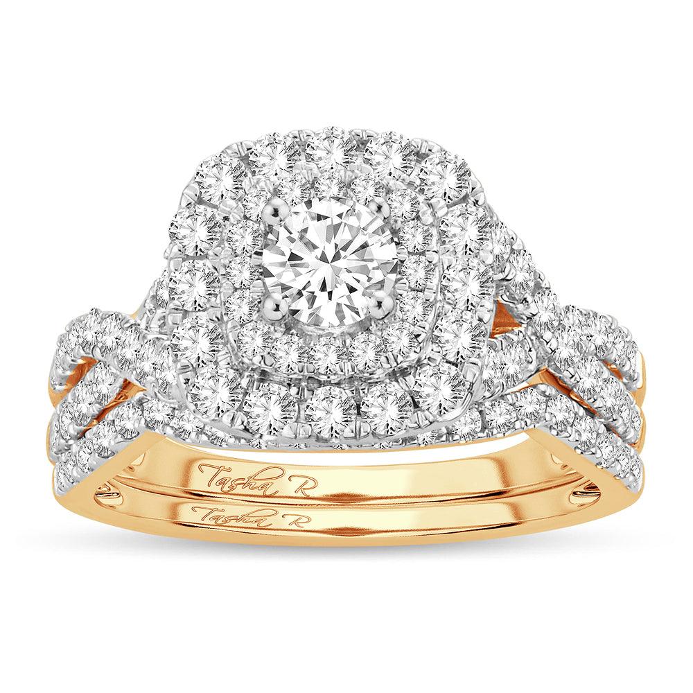 14K 1.50CT Diamond Bridal Ring - Johnny Dang & Co