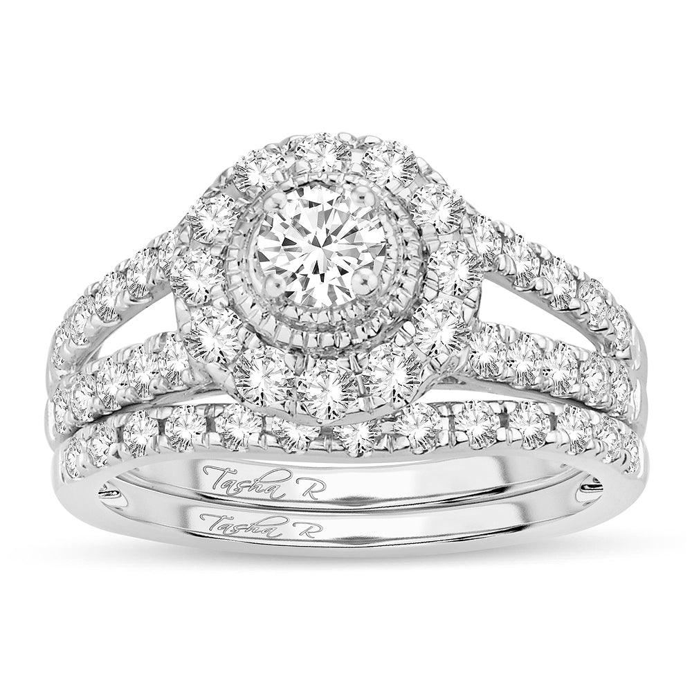 14K 1.00CT Diamond BRIDAL RING - Johnny Dang & Co