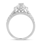 14K 1.00CT Diamond BRIDAL RING - Johnny Dang & Co