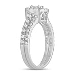 14K 1.00CT DIAMOND BRIDAL RING - Johnny Dang & Co