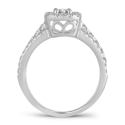 14K 1.00CT DIAMOND BRIDAL RING - Johnny Dang & Co