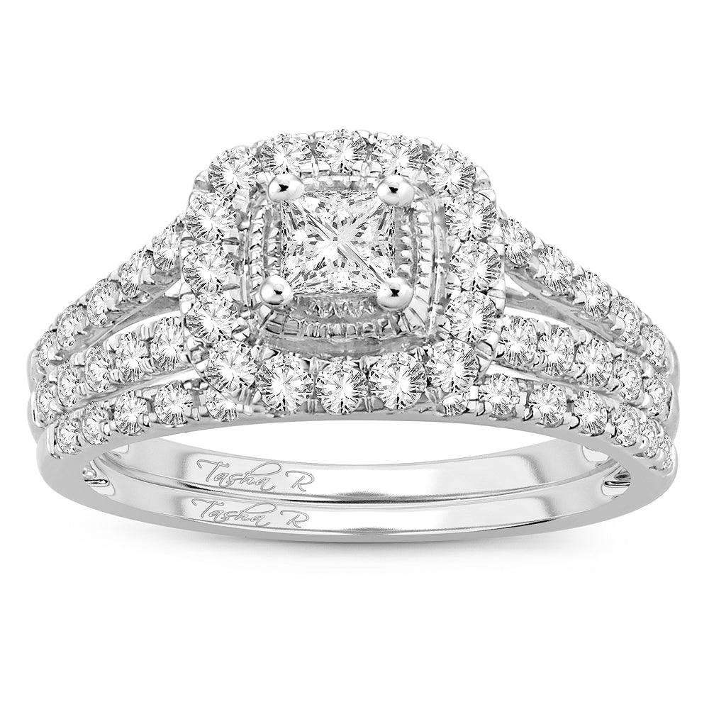 14K 1.00CT Diamond BRIDAL RING - Johnny Dang & Co