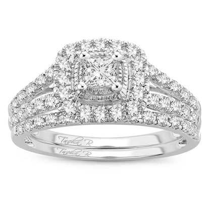 14K 1.00CT Diamond BRIDAL RING - Johnny Dang & Co