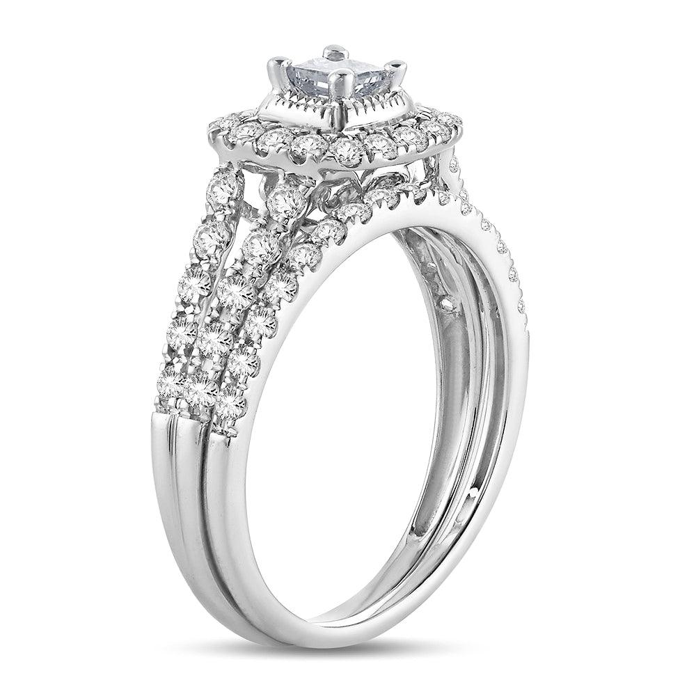 14K 1.00CT Diamond BRIDAL RING - Johnny Dang & Co