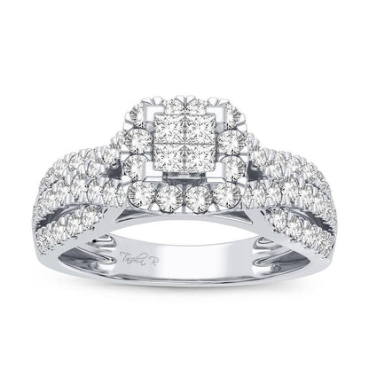 14K 1.00CT Diamond Ring - Johnny Dang & Co