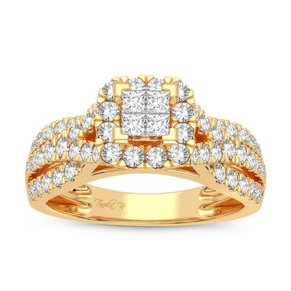 14K 1.00CT Diamond Ring - Johnny Dang & Co