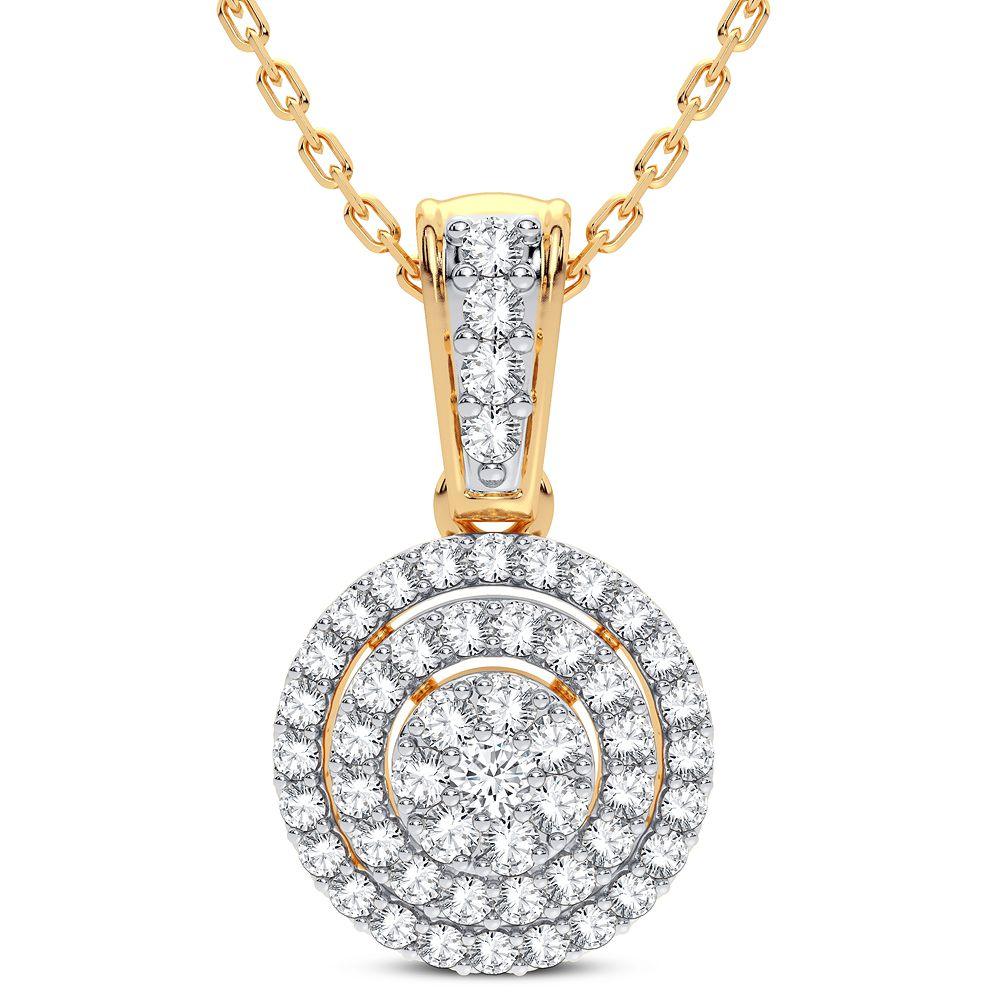 14K 0.25CT DIAMOND PENDANT - Johnny Dang & Co