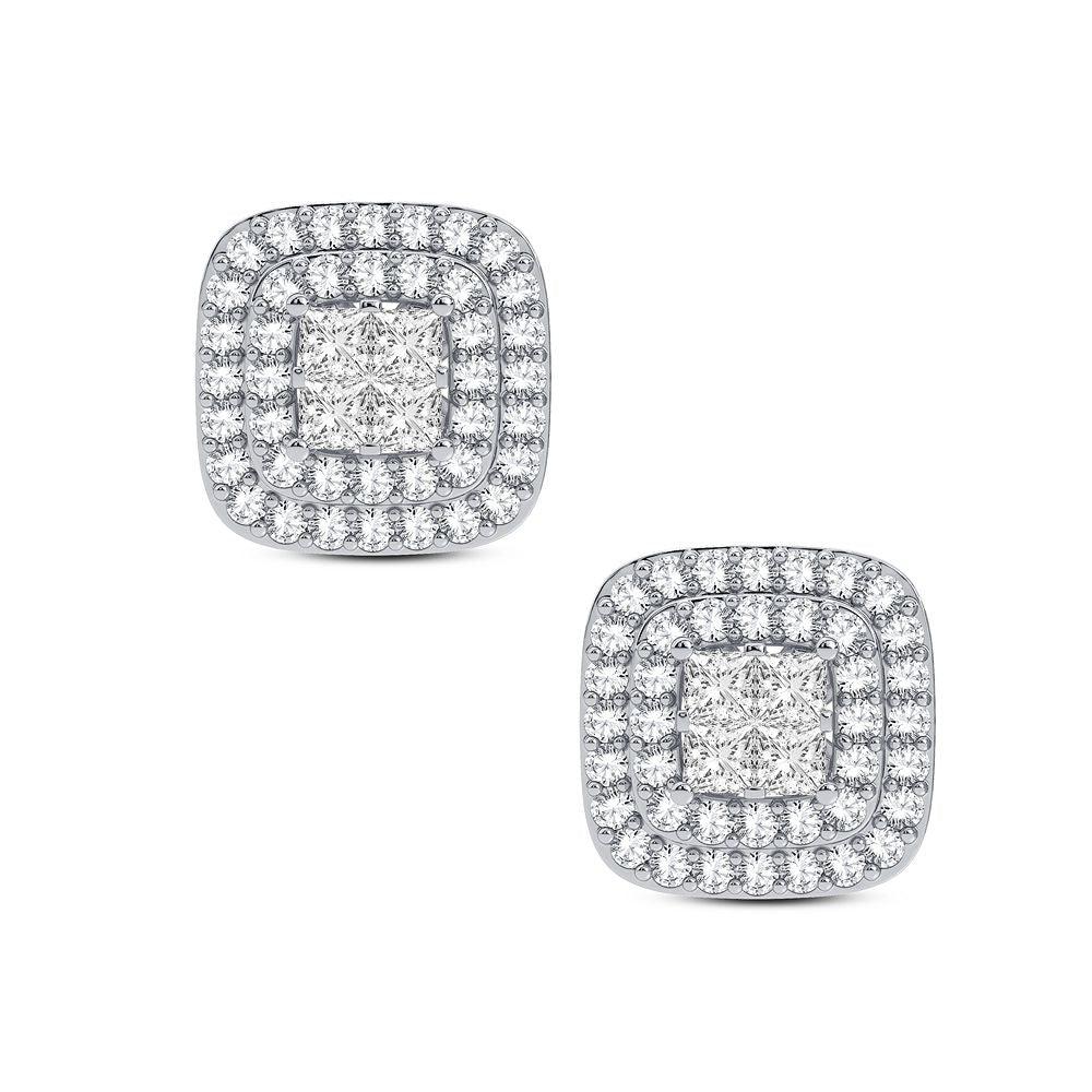 14K 1.00CT Diamond Earring - Johnny Dang & Co