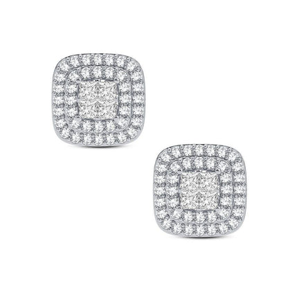14K 1.00CT Diamond Earring - Johnny Dang & Co