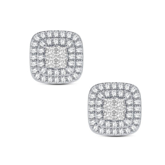 14K 1.00CT Diamond Earring - Johnny Dang & Co