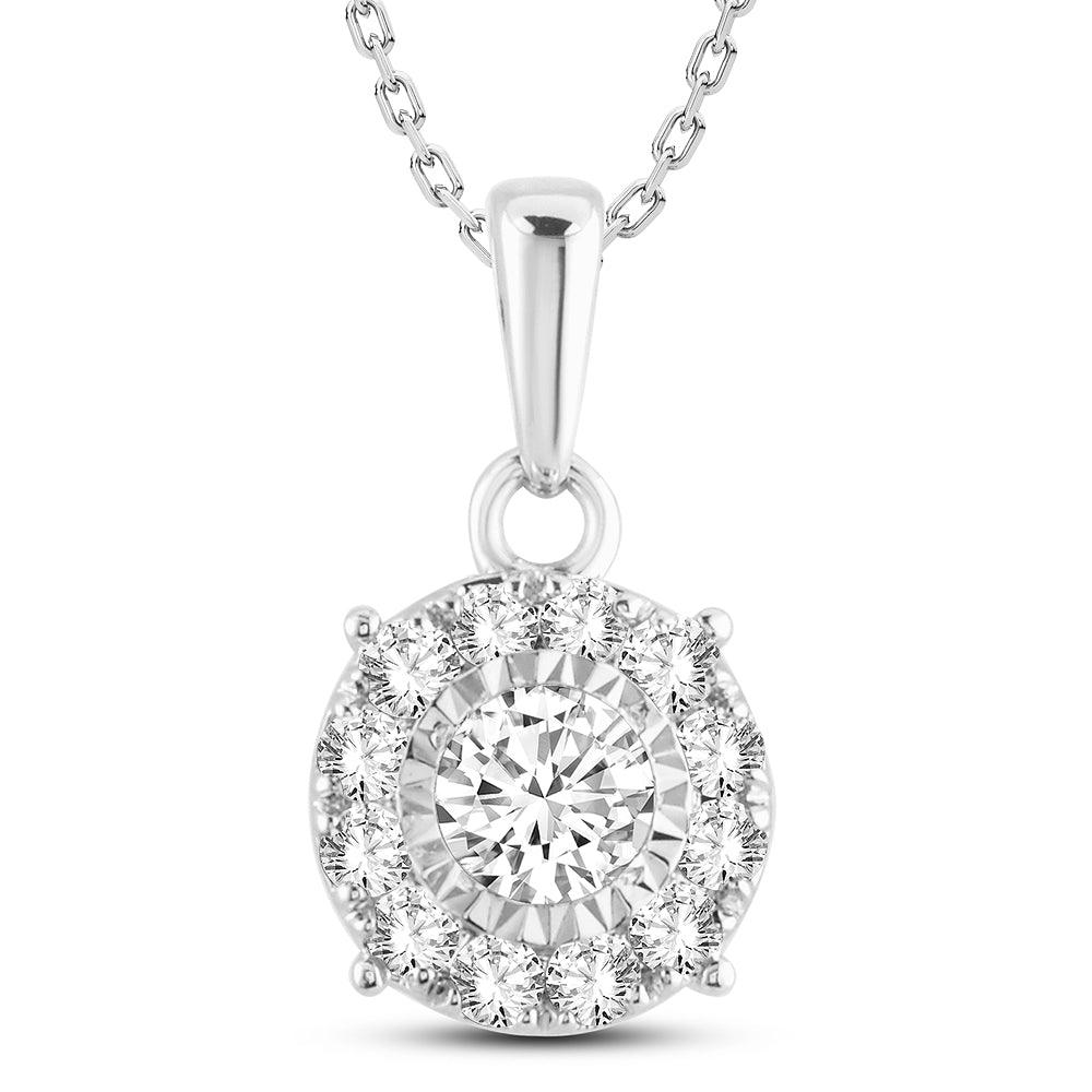 14k 0.50ct Diamond Pendant - Johnny Dang & Co