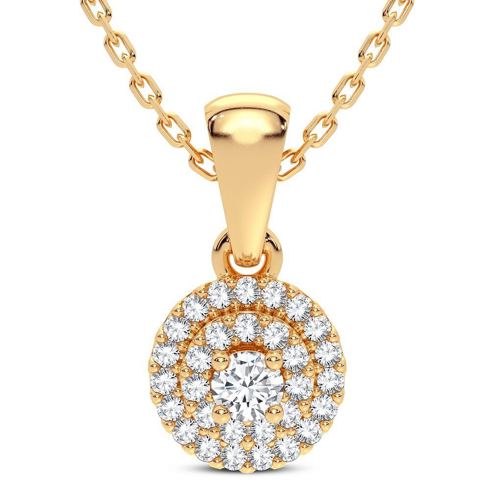 14K 0.15CT DIAMOND PENDANT - Johnny Dang & Co