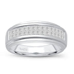 14K 0.96CT DIAMOND MENS BAND - Johnny Dang & Co